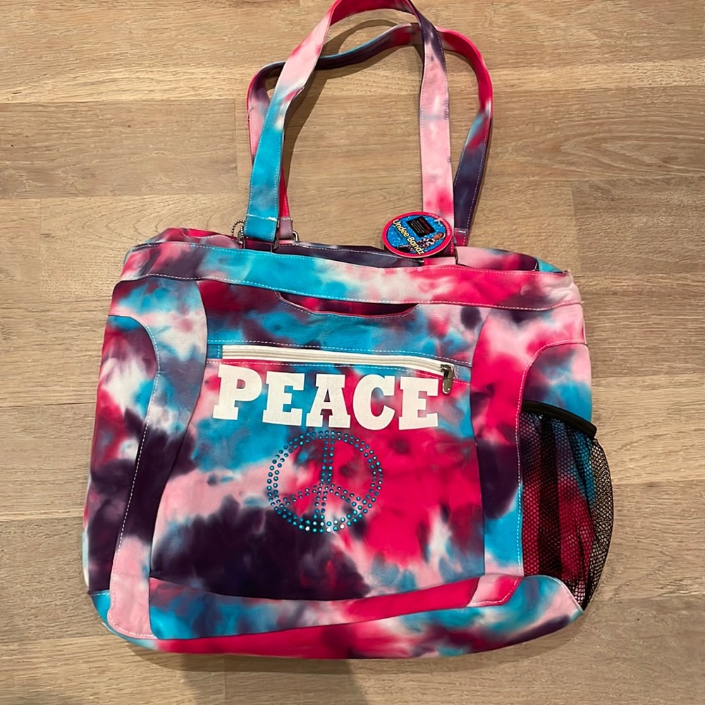 Tie dye messenger bag - new with tags